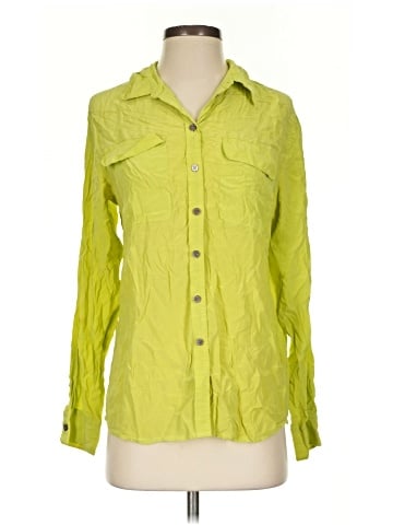 TWO by Vince Camuto Long Sleeve Silk Top (view 1)