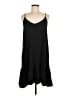 Splendid Solid Black Casual Dress Size L - photo 1