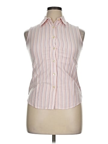 L.L.Bean Sleeveless Button-Down Shirt (view 1)