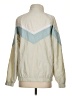 Original Use 100% Nylon Color Block Ivory Windbreaker Size S - photo 2