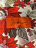 Imperio Floral Red Short Sleeve Button-Down Shirt Size M - photo 7