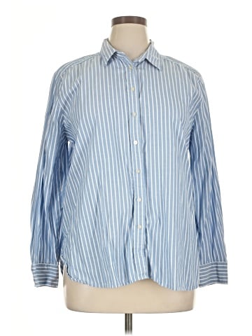 Ann Taylor LOFT Long Sleeve Button-Down Shirt (view 1)
