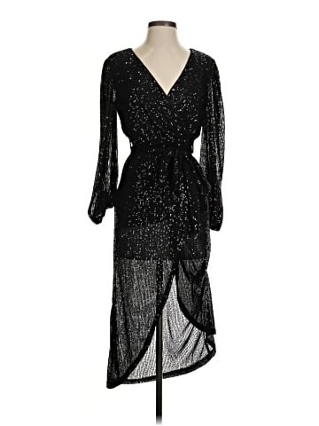 August Silk Cocktail Dress (view 1)