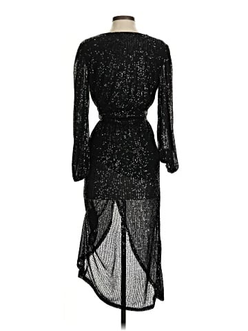 August Silk Cocktail Dress (view 2)