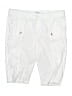 Juniper + Lime White Cargo Shorts Size 1X - photo 1