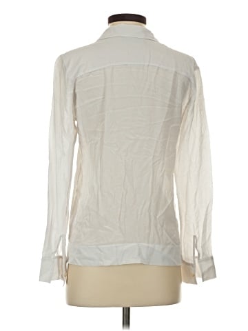 Everlane Long Sleeve Silk Top (view 2)