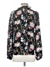 Kenar 100% Polyester Floral Black Long Sleeve Blouse Size S - photo 2