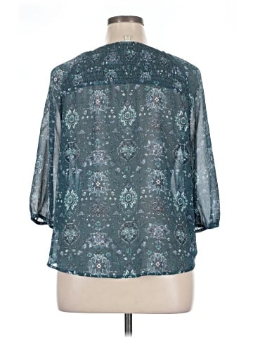 SONOMA life + style 3/4 Sleeve Blouse (view 2)