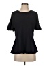 Ann Taylor Black Short Sleeve Top Size S - photo 1