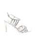 Unlisted Metallic Silver Sandals Size 9 1/2 - photo 1