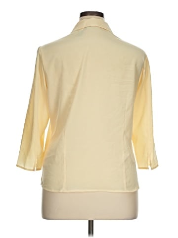 Liz Claiborne Collection 3/4 Sleeve Button-Down Shirt (view 2)