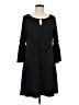 Calvin Klein Solid Black Casual Dress Size M - photo 1