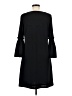 Calvin Klein Solid Black Casual Dress Size M - photo 2