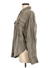Express 100% Lyocell Gray Long Sleeve Button-Down Shirt Size M - photo 5