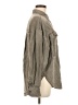 Express 100% Lyocell Gray Long Sleeve Button-Down Shirt Size M - photo 4