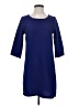 Everly 100% Polyester Solid Blue Casual Dress Size S - photo 1