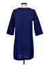 Everly 100% Polyester Solid Blue Casual Dress Size S - photo 2