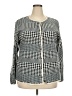 Basic Editions Houndstooth Gray Blazer Size XXL - photo 1