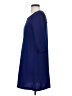Everly 100% Polyester Solid Blue Casual Dress Size S - photo 5