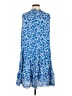 Max Studio Print Blue Casual Dress Size M - photo 2