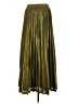 Chartou 100% Polyester Metallic Gold Formal Skirt Size 1X - photo 2