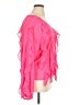 ChicMe 100% Polyester Solid Pink 3/4 Sleeve Blouse Size XL - photo 4