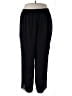 Donna Morgan 100% Polyester Solid Black Casual Pants Size 18 Petite - photo 1