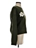 Hooked Up Floral Green Pullover Sweater Size XS - photo 4