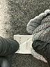 Unbranded 100% Acrylic Solid Gray Turtleneck Sweater Size L - photo 8