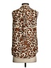 Babaton 100% Polyester Animal Print Brown Sleeveless Blouse Size S - photo 2