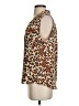 Babaton 100% Polyester Animal Print Brown Sleeveless Blouse Size S - photo 5