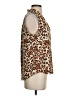 Babaton 100% Polyester Animal Print Brown Sleeveless Blouse Size S - photo 4