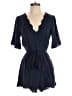Trixxi Solid Blue Romper Size S - photo 1