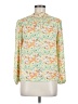 Unbranded 100% Polyester Floral Green Long Sleeve Blouse One size - photo 1