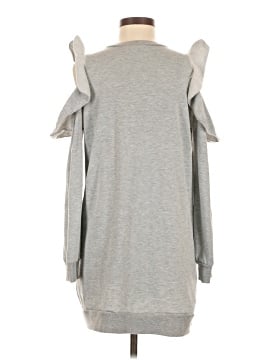 sachin and babi light blue dress Topshop cut out one shoulder PU asymmetric hem midi dress in ecru