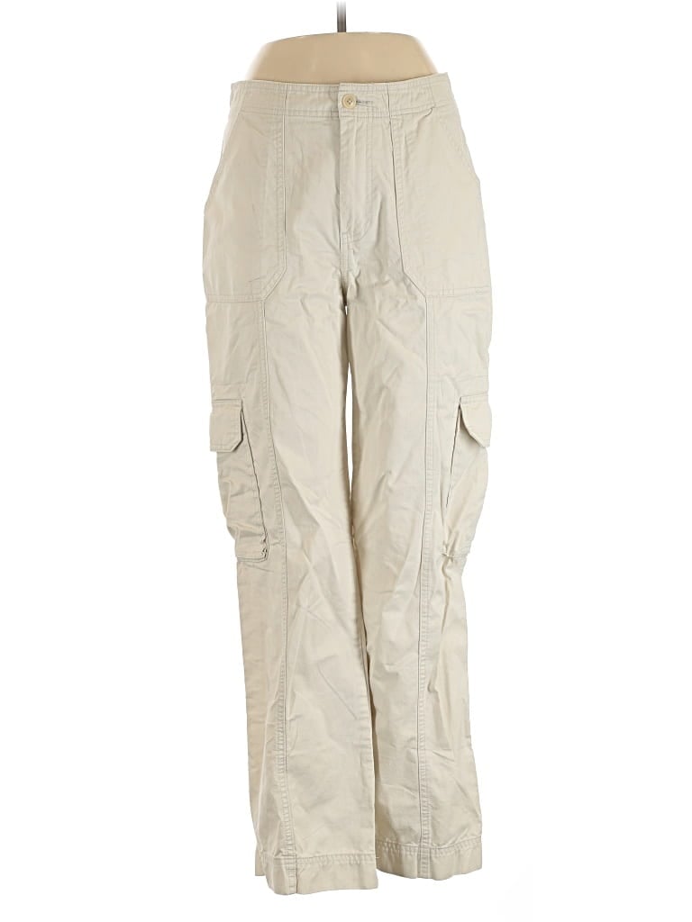Pre-owned Abercrombie & Fitch Cargo Pants In Tan