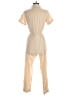 Sincerely Jules 100% Cotton Solid Tan Jumpsuit Size XS - photo 2