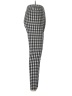 Shein Houndstooth Black Casual Pants Size M - photo 4