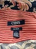 Chaps Floral Blue Long Sleeve Blouse Size M - photo 7