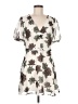 Avec Les Filles 100% Polyester Floral Ivory Cocktail Dress Size M - photo 1