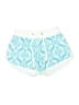 Macbeth Collection by Margaret Josephs Print Blue Shorts Size L - photo 1