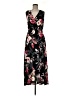 Assorted Brands 100% Polyester Floral Black Casual Dress Size M - photo 1