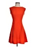 Brigitte Bailey Solid Orange Cocktail Dress Size XS - photo 1