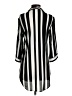 Nygard Stripes Silver 3/4 Sleeve Blouse Size S - photo 2