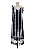 Zara Chevron-herringbone Blue Casual Dress Size M - photo 1