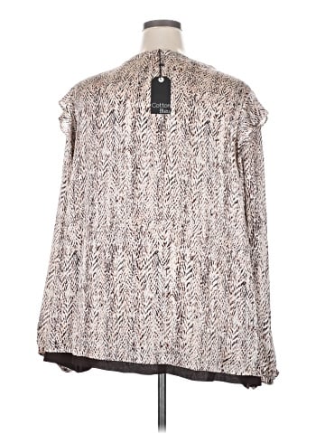 Cotton Bleu Long Sleeve Blouse (view 2)