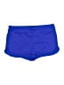 Athleta Solid Blue Athletic Shorts Size L - photo 1