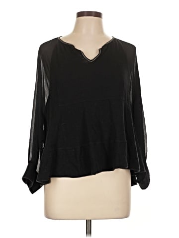 Akemi + Kin Long Sleeve Blouse (view 1)