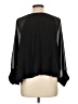 Akemi + Kin 100% Polyester Black Long Sleeve Blouse Size L - photo 2