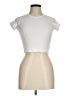 DAZY Ivory Short Sleeve Turtleneck Size M - photo 1
